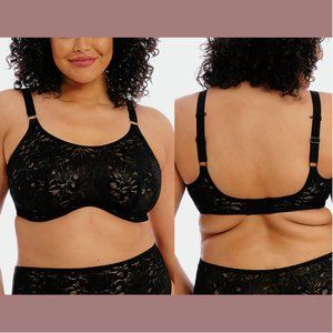 NWT $70 Elomi [ 32N US ] Full‎ Figure Kelsey Underwire Bra in Black